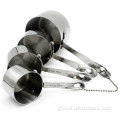 Metal Measuring Cups Set Stainless Steel 4pcs Measuring Cups Set With Scale Manufactory